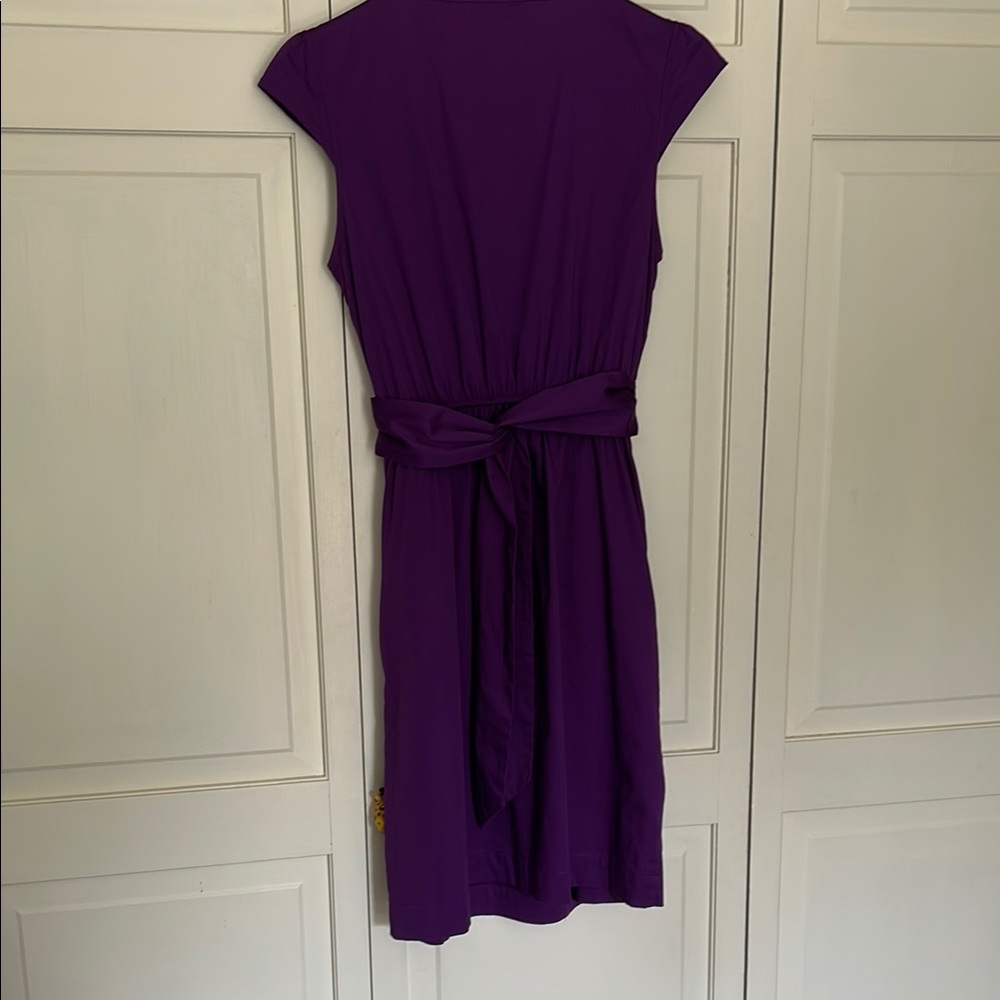 Max & Cleo Plum Ruffle Midi Dress - Picture 4 of 14